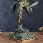 Indonesian Bronze Nataraja | 24" Height, 17" Width | 4.8 kg | Lost Wax Cast | Dancing Shiva Cosmic Dance | Sacred Art | Jaipurio